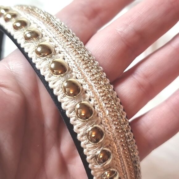 BOHO GOLD STUDED HEADBAND - Picture 9 of 10